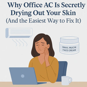 Why Office AC Is Secretly Drying Out Your Skin (And the Easiest Way to Fix It)