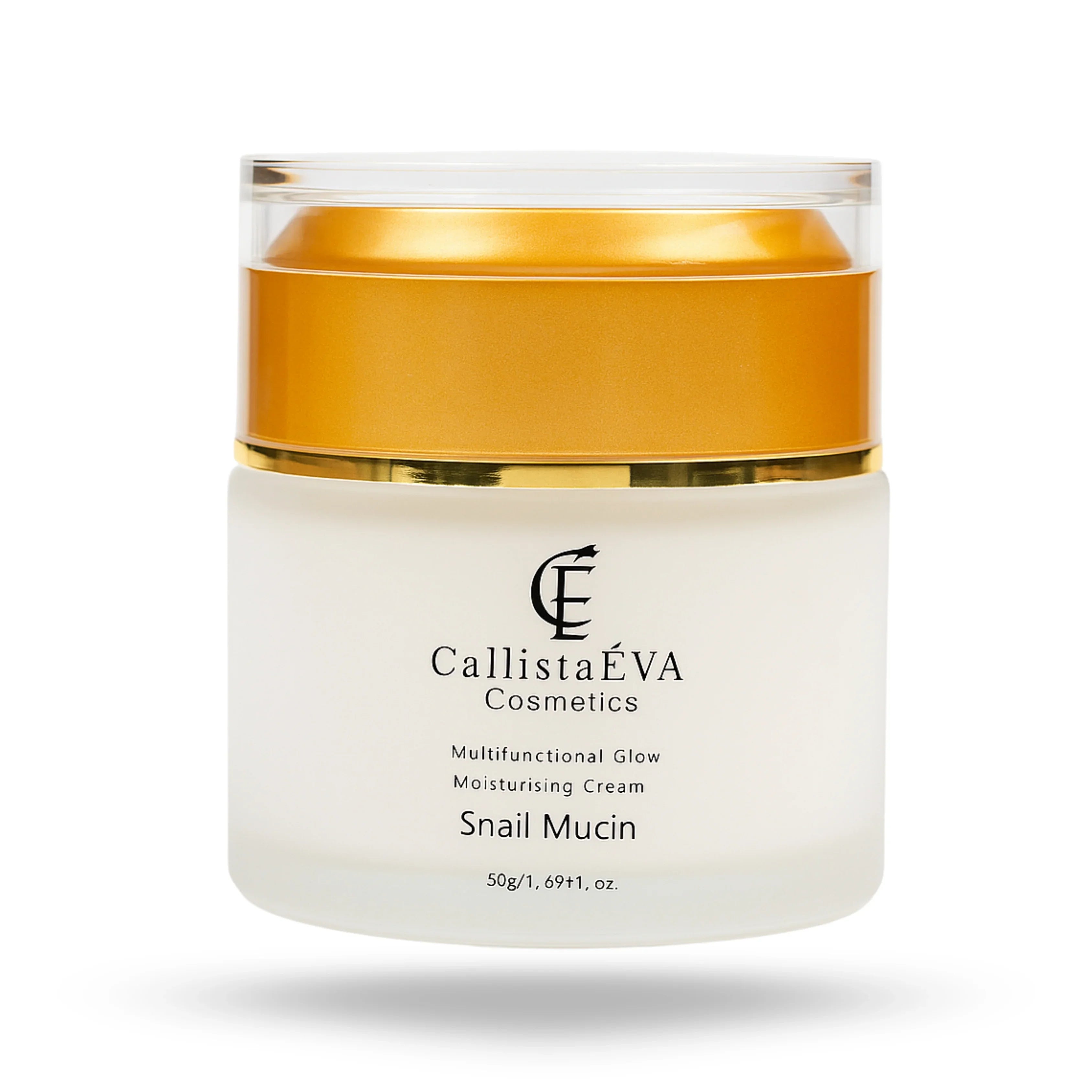 CallistaÉVA Glow Snail Mucin Moisturiser Cream – Hyaluronic Acid, Betaine & Peptides