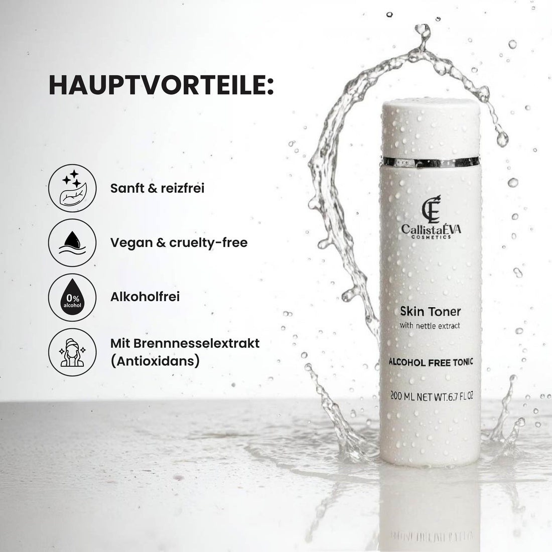 Skin Toner - with Nettle extract (ALCOHOL FREE TONIC)