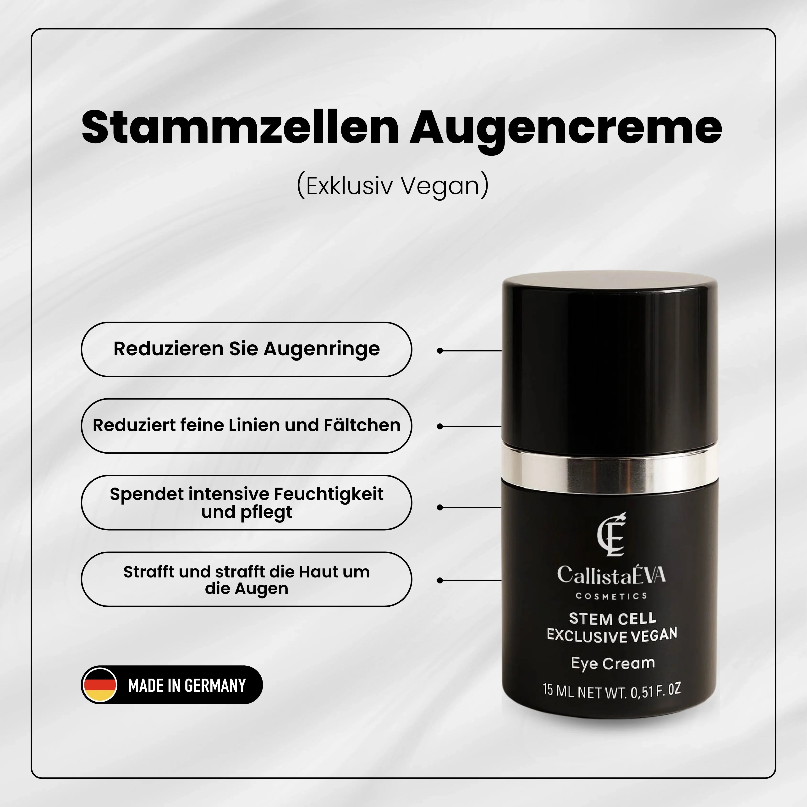 CallistaÉVA Stem Cell Exclusive Vegan Eye Cream – Anti-Aging, Firming & Bright Eyes