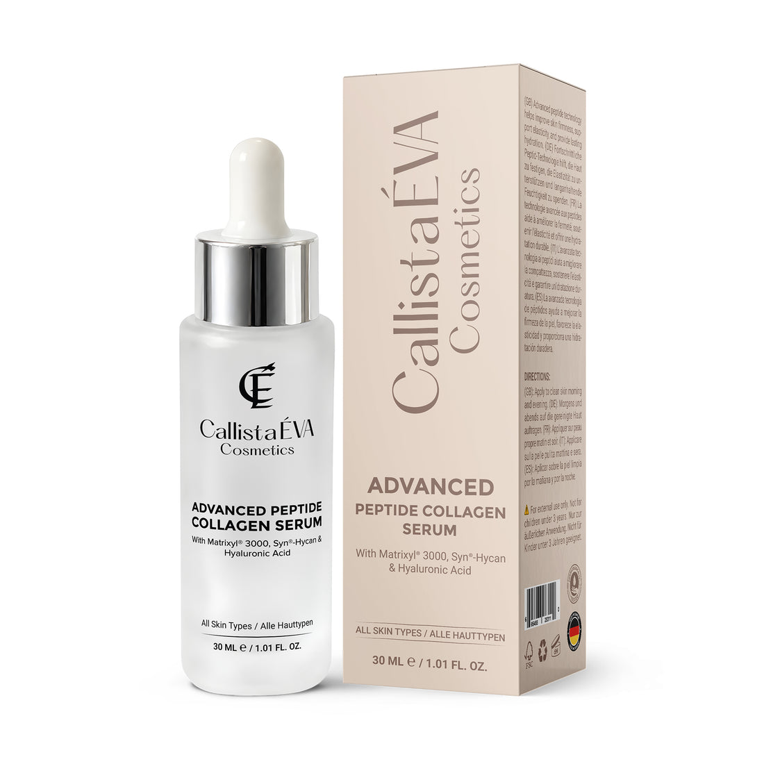 Advanced Collagen Serum with Trylagen Peptides - 30ML