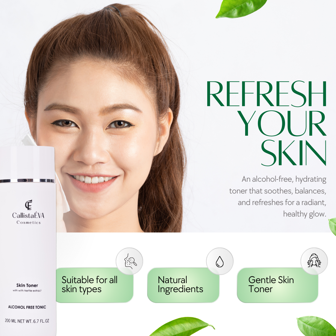 Skin Toner - with Nettle extract (ALCOHOL FREE TONIC)