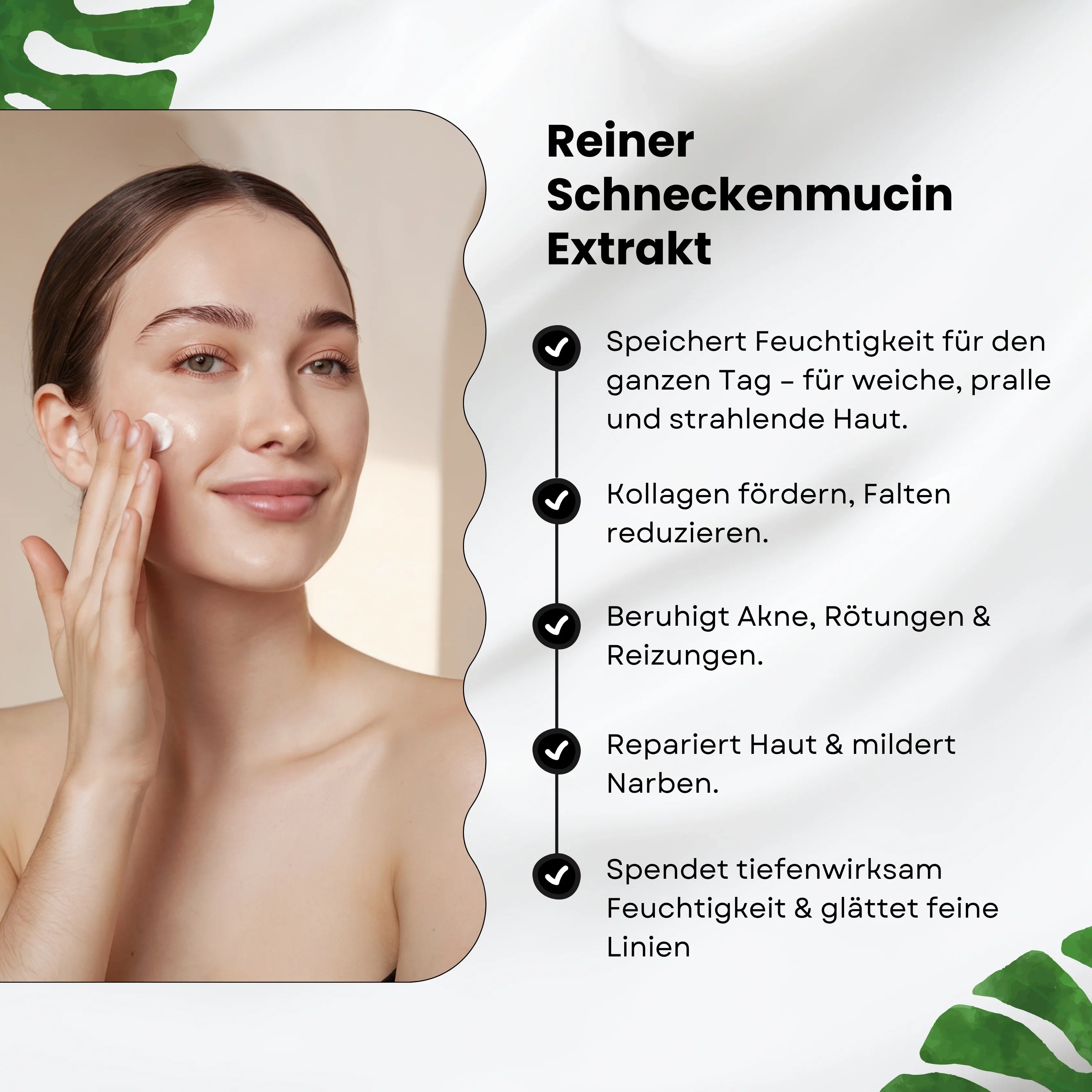 CallistaÉVA Glow Snail Mucin Moisturiser Cream – Hyaluronic Acid, Betaine & Peptides