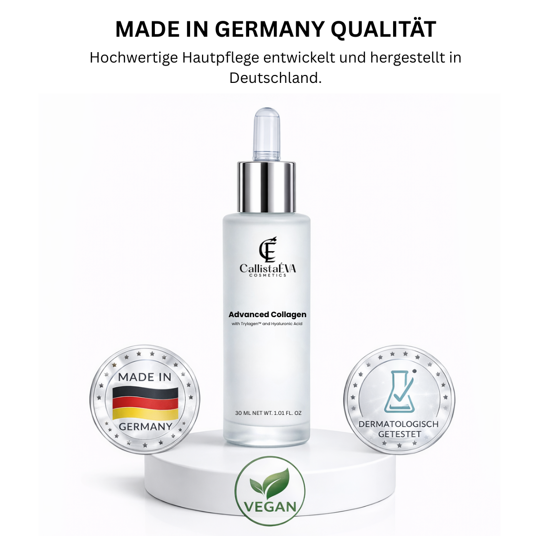 Advanced Collagen Boosting Serum with Hyaluronic Acid & Trylagen™ Peptides – Deep Hydration, Firming & Anti-Aging 30ML