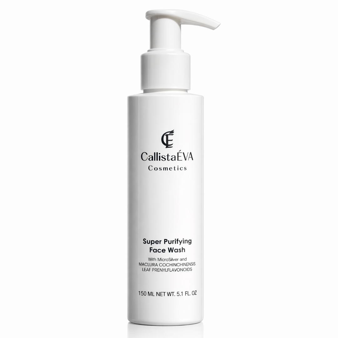 Super Purifying Face Wash – MicroSilver™ & Maclura Leaf for Impure, Oily, Acne-Prone Skin, & Sensitive Skin (150ml)