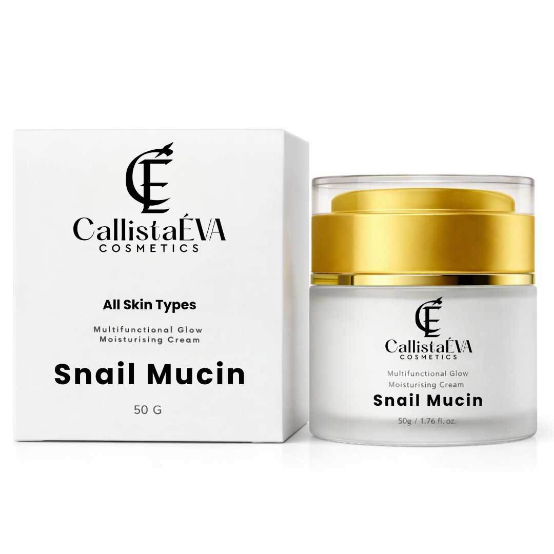 Snail Mucin Cream with Ceramides & Peptides – Hydrating Barrier Repair, Anti-Aging Moisturizer for All Skin Types - 50g