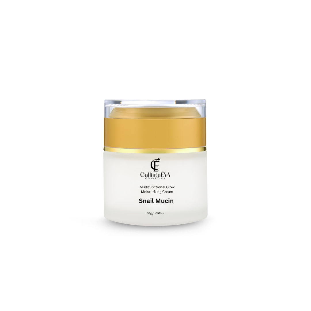 CallistaÉVA Glow Snail Mucin Moisturiser Cream – Hyaluronic Acid, Betaine & Peptides