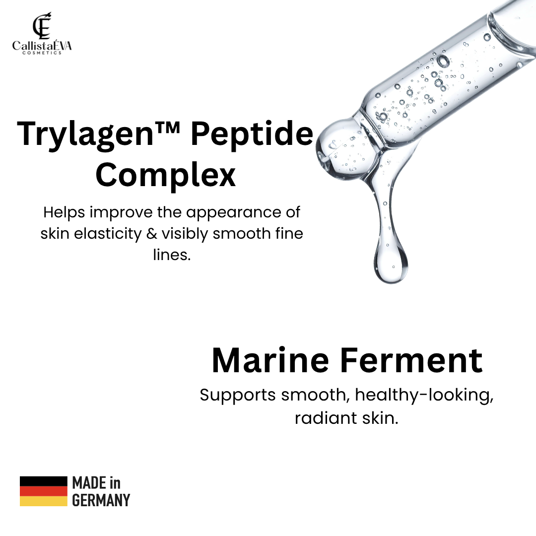 Advanced Collagen Boosting Serum with Hyaluronic Acid & Trylagen™ Peptides – Deep Hydration, Firming & Anti-Aging 30ML
