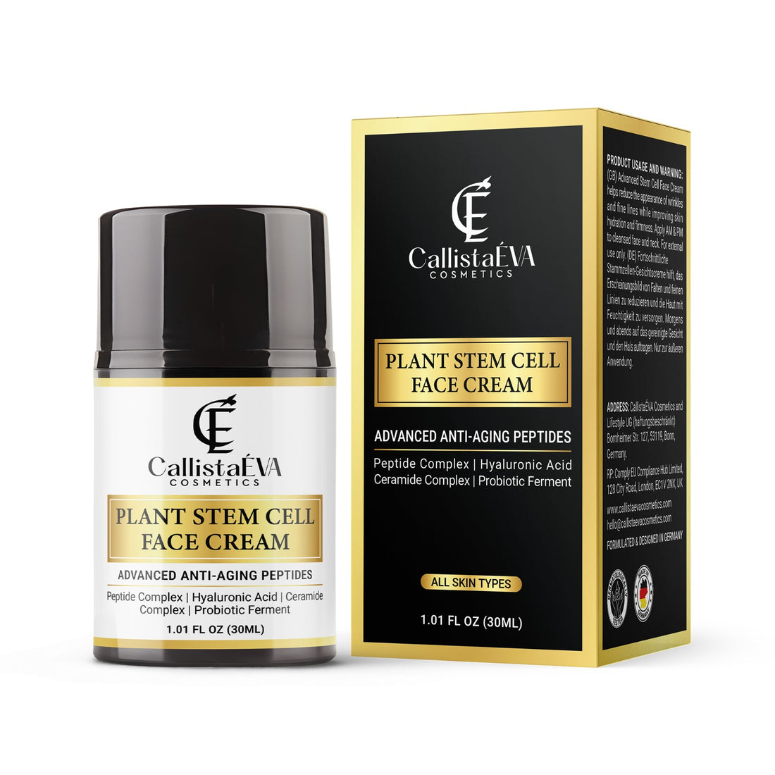 CallistaÉVA Advanced Plant Stem Cell Face Cream 30ML