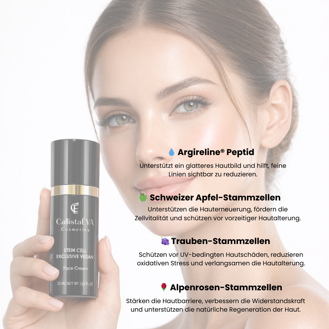 Anti-Aging Plant Stem Cell Face Cream with Argireline®, Peptide Complex, Hyaluronic Acid & Antioxidants – Hydrating, Firming & Barrier Repair
