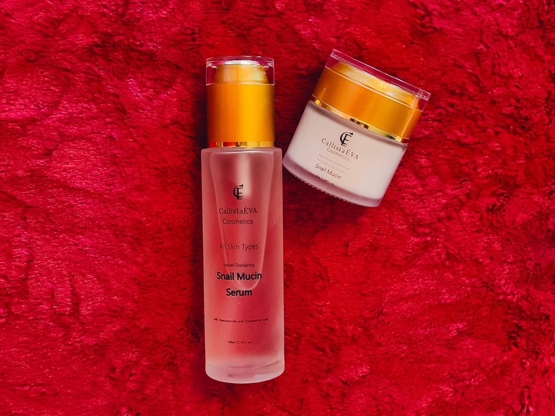 Snail Mucin Face Serum and Cream Set - CallistaÉVA CosmeticsCallistaÉVA CosmeticsSnail Mucin Face Serum and Cream SetSnail Mucin Face Serum and Cream Set20CallistaÉVA CosmeticsCallistaÉVA Cosmetics