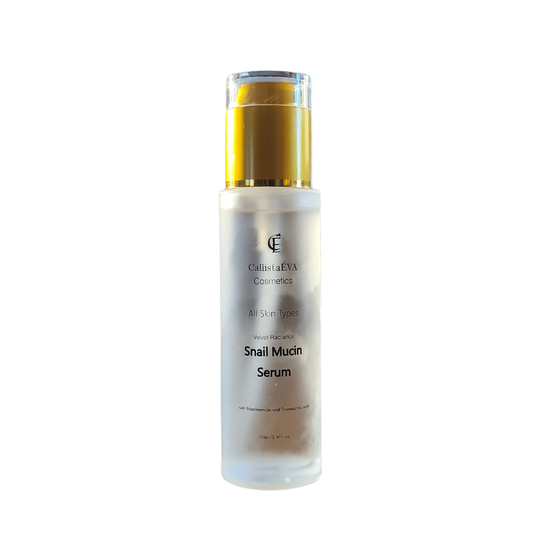 Snail Mucin Serum with Niacinamide and Tranexamic Acid - CallistaÉVA CosmeticsFace SerumCallistaÉVA CosmeticsSnail Mucin Serum with Niacinamide and Tranexamic AcidSnail Mucin Serum with Niacinamide and Tranexamic Acid20CallistaÉVA CosmeticsCallistaÉVA Cosmetics